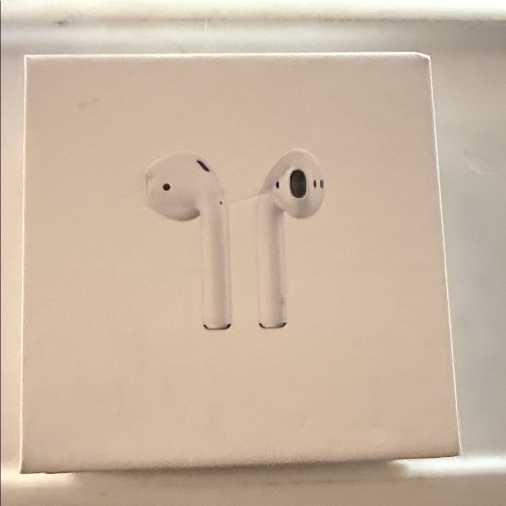 AirPods box with Lightning Cable